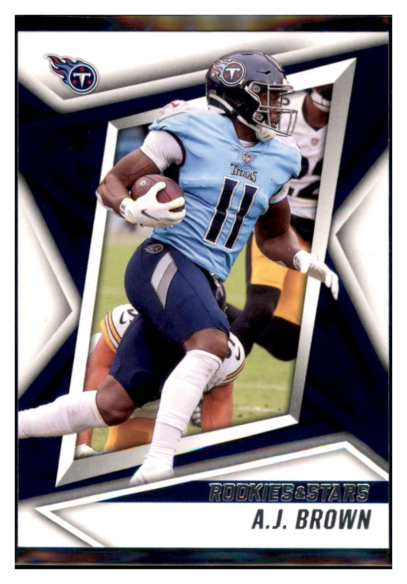 2021 Panini Rookies & Stars A.J. Brown Football card BMB1B simple Xclusive Collectibles