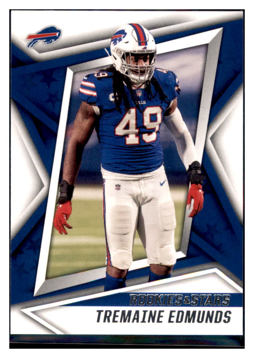 2021 Panini Rookies & Stars Tremaine Edmunds Football card BMB1B simple Xclusive Collectibles