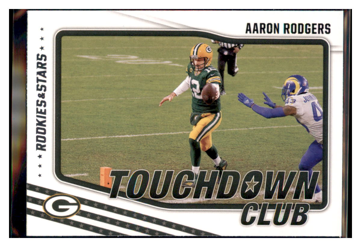 2021 Panini Rookies & Stars Aaron Rodgers Touchdown Club Football Card BMB1B simple Xclusive Collectibles