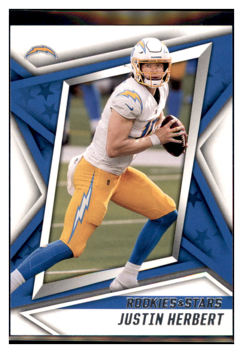2021 Panini Rookies & Stars Justin Herbert Football Card BMB1B simple Xclusive Collectibles