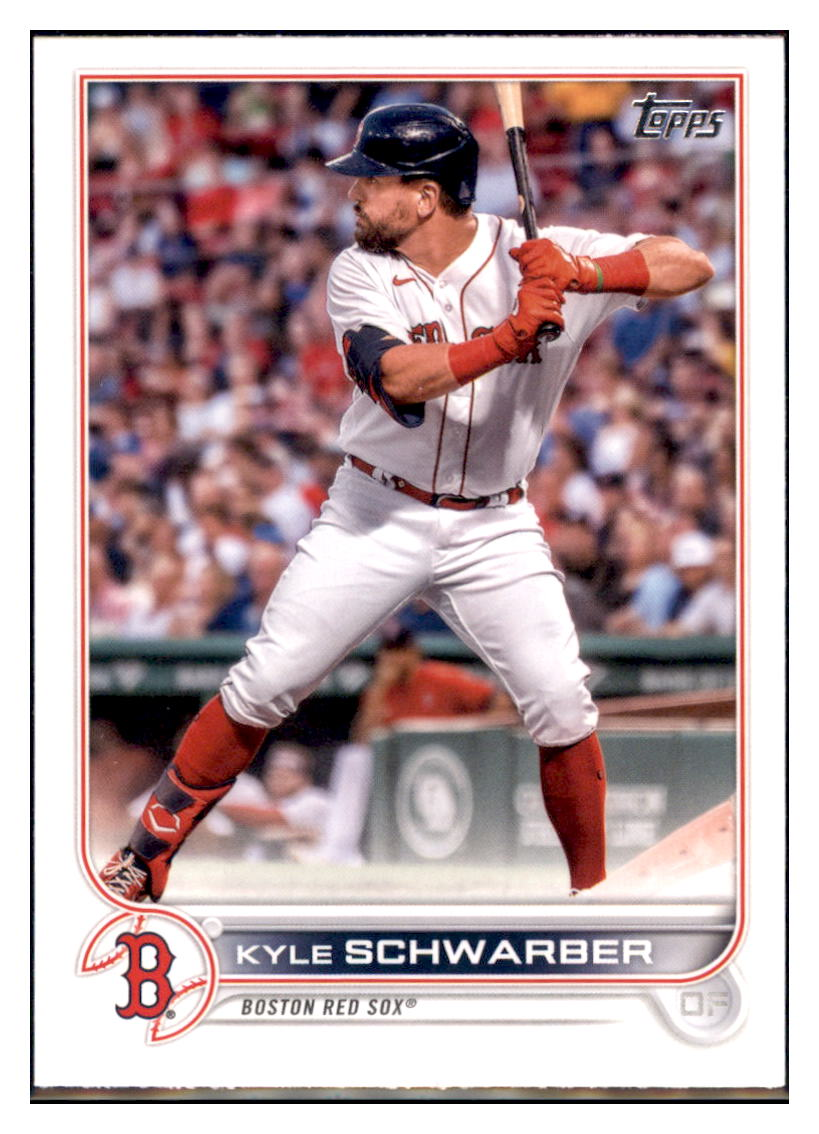 2022 Topps Kyle Schwarber Boston Red Sox #216 Baseball card   BMB1B simple Xclusive Collectibles