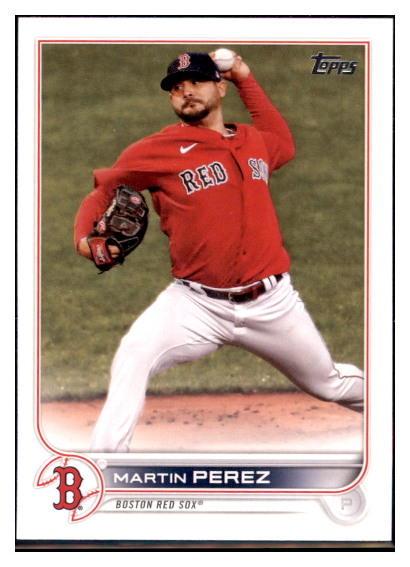 2022 Topps Martin Perez Boston Red Sox #212 Baseball card BMB1B simple Xclusive Collectibles
