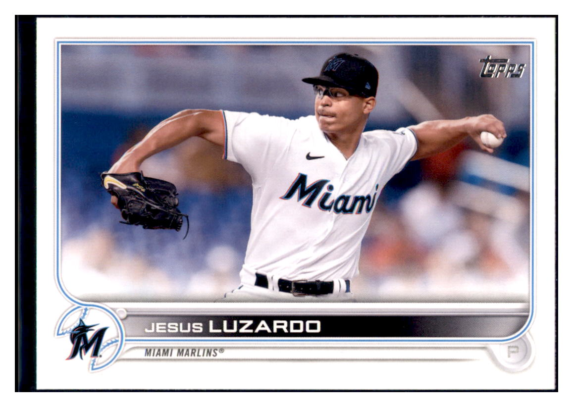 2022 Topps Jesus Luzardo Miami Marlins #11 Baseball card BMB1B simple Xclusive Collectibles