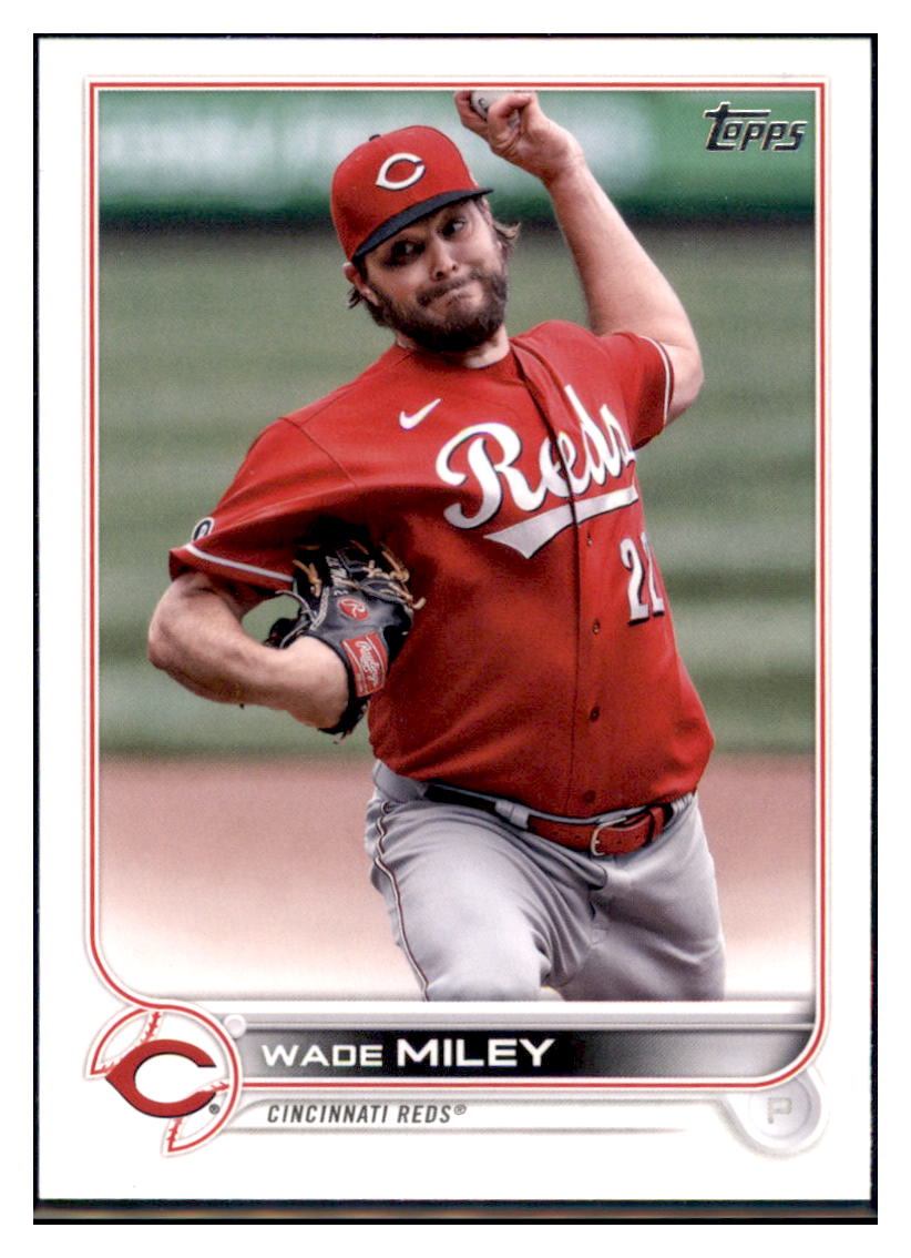 2022 Topps Wade Miley Cincinnati Reds #203 Baseball card BMB1B simple Xclusive Collectibles
