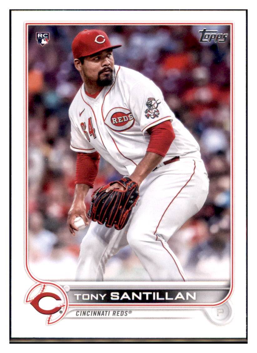 2022 Topps Tony Santillan Cincinnati Reds #111 Baseball card BMB1B simple Xclusive Collectibles
