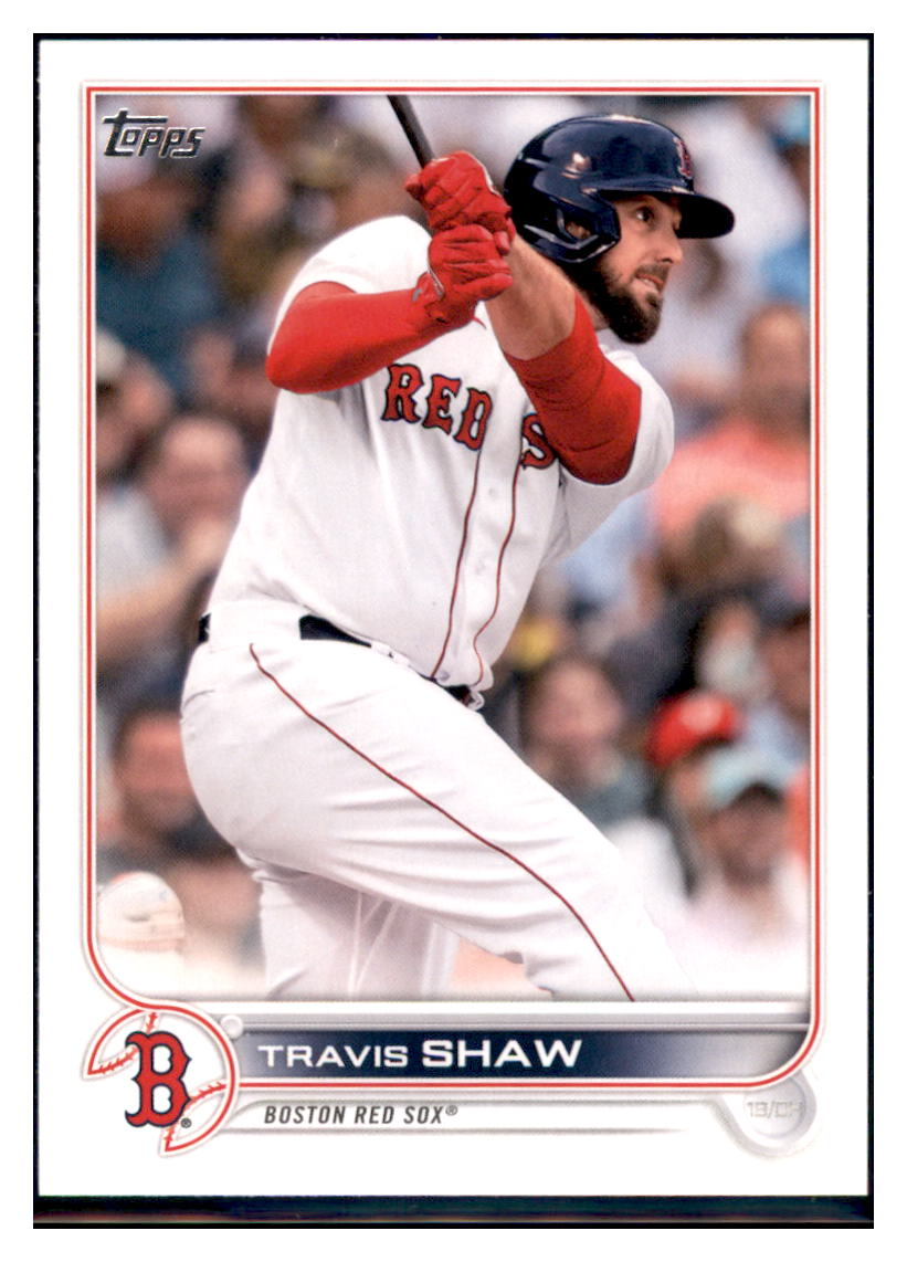 2022 Topps Travis Shaw Boston Red Sox #88 Baseball card   BMB1B simple Xclusive Collectibles