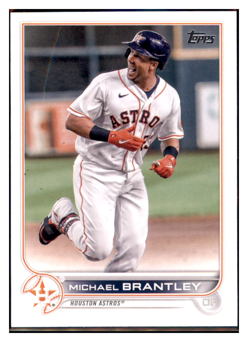 2022 Topps Michael Brantley Houston Astros #199 Baseball card BMB1B simple Xclusive Collectibles