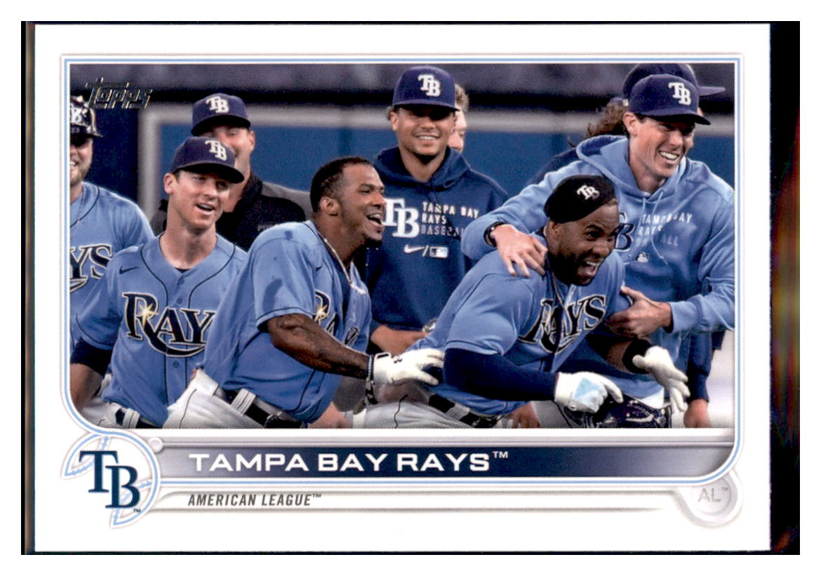 2022 Topps Tampa Bay Rays TC    Tampa Bay Rays #274 Baseball card   BMB1B simple Xclusive Collectibles