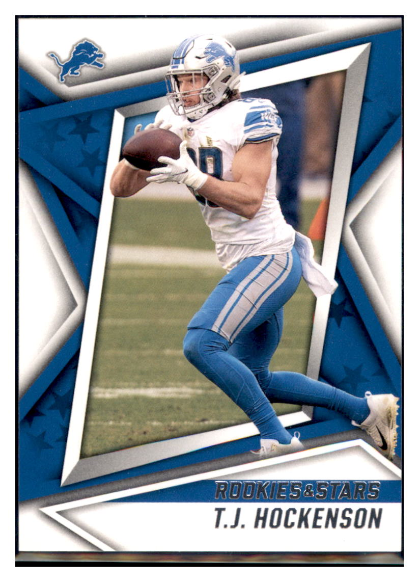 2021 Panini Rookies & Stars T.J Hockenson Football card   BMB1B simple Xclusive Collectibles