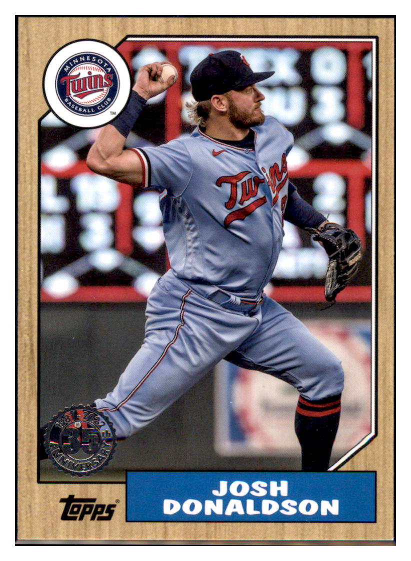 2022 Topps Josh Donaldson Minnesota Twins #T87-78 Baseball
card BMB1B simple Xclusive Collectibles