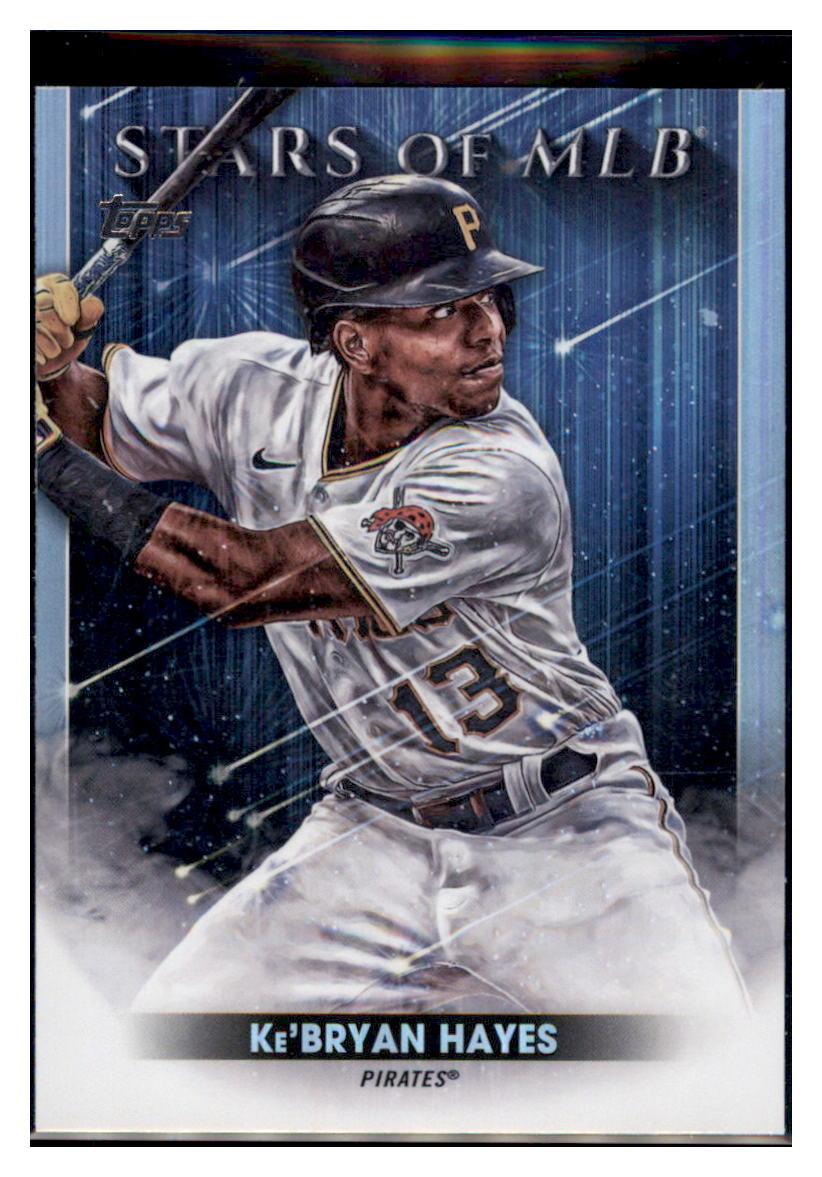 2022 Topps Ke'Bryan Hayes Stars of the MLB Pittsburgh Pirates #SMLB-16 Baseball
card BMB1B simple Xclusive Collectibles