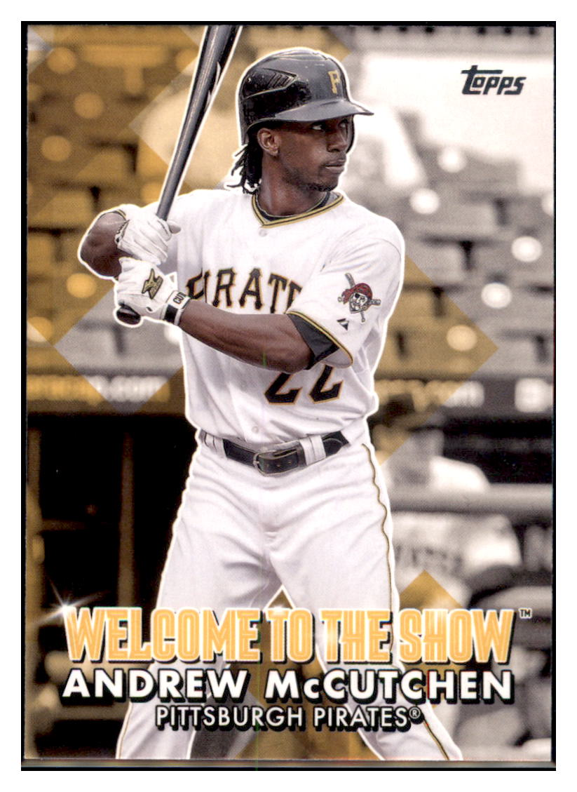 2022 Topps Andrew McCutchen Welcome to the Show #WTTS-16 Baseball card BMB1B simple Xclusive Collectibles