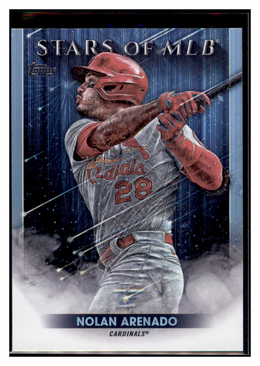 2022 Topps Nolan Arenado Stars of the MLB St. Louis Cardinals #SMLB-25 Baseball
card BMB1B simple Xclusive Collectibles