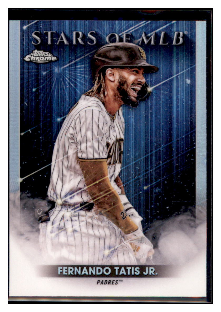2022 Topps Fernando Tatis Jr. Stars of the MLB San Diego Padres #SMLBC-17 Baseball
card BMB1B simple Xclusive Collectibles