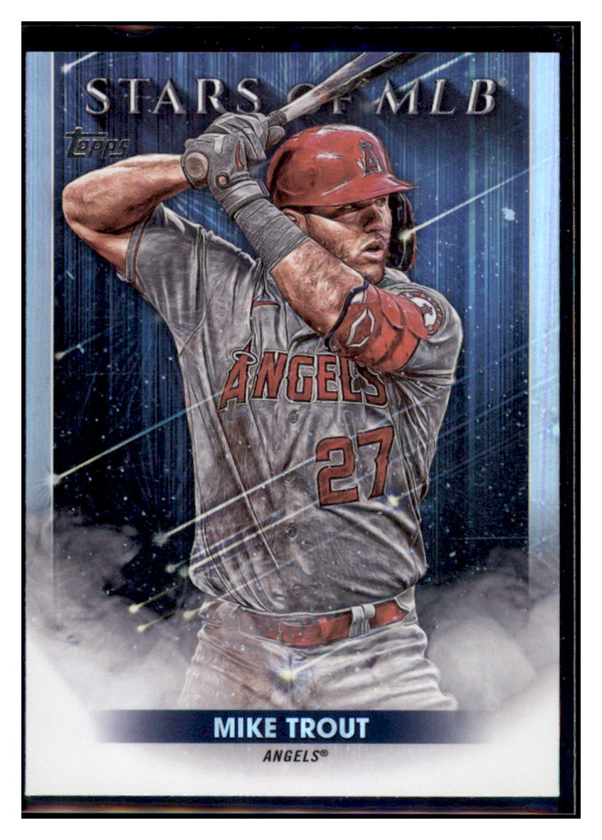  2022 Topps Stars of MLB #SMLB-1 Mike Trout Los Angeles