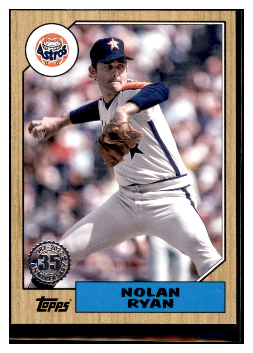 2022 Topps Nolan Ryan Houston Astros 1987 Anniversary#T87-94 Baseball card   BMB1B simple Xclusive Collectibles