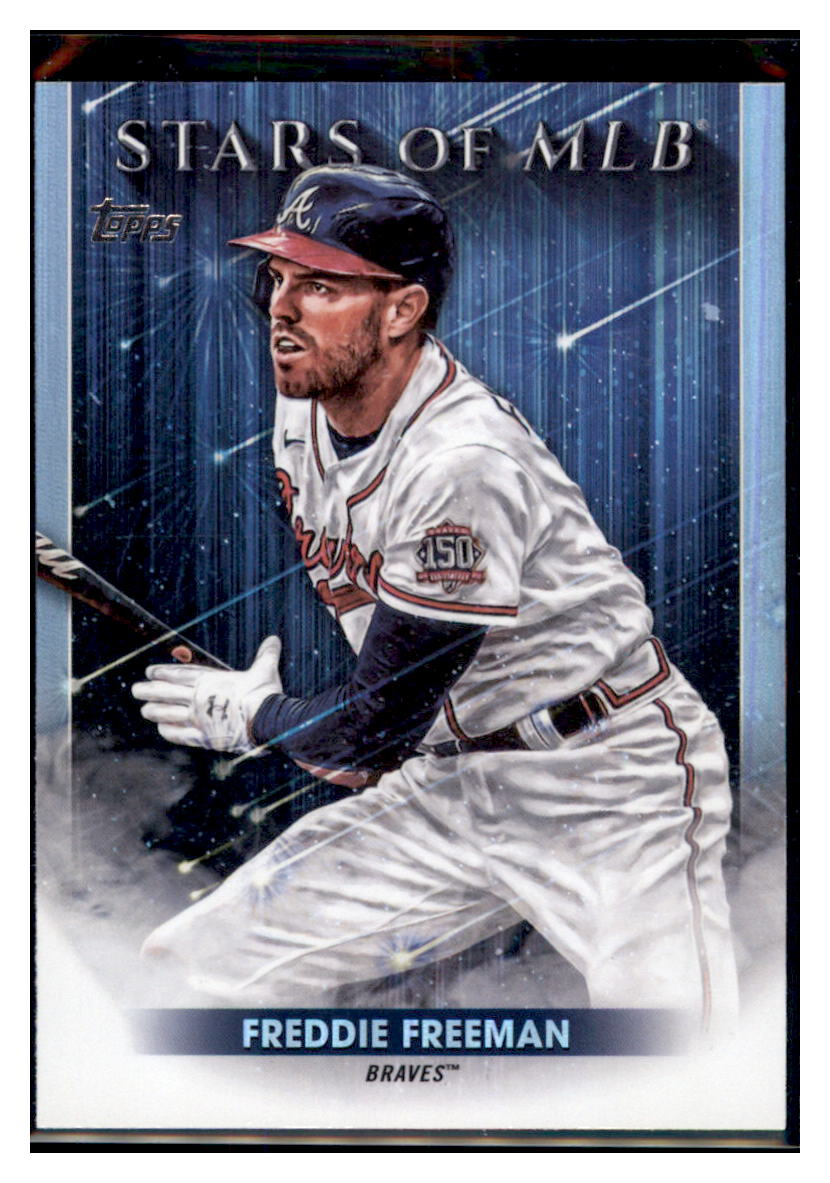 2022 Topps Freddie Freeman Atlanta Braves #SMLBC-3 Baseball
card BMB1B simple Xclusive Collectibles