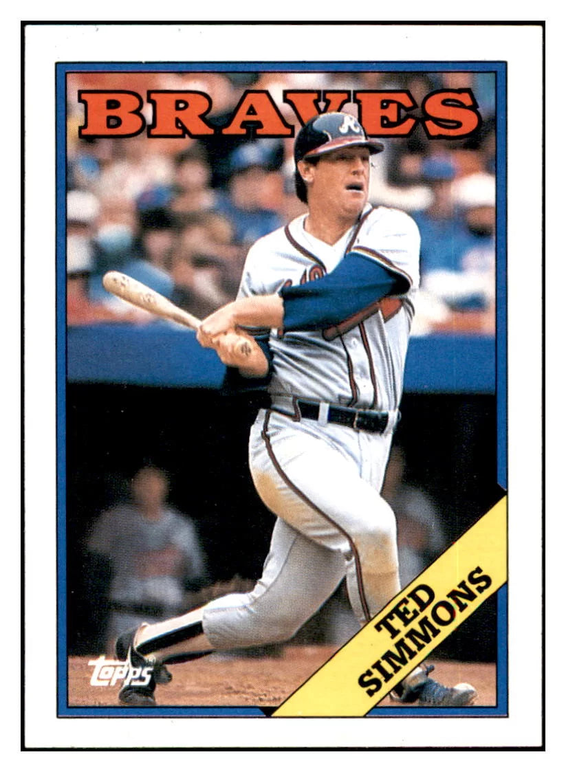 1988 Topps Ted Simmons Atlanta Braves #791 Baseball card BMB1B simple Xclusive Collectibles