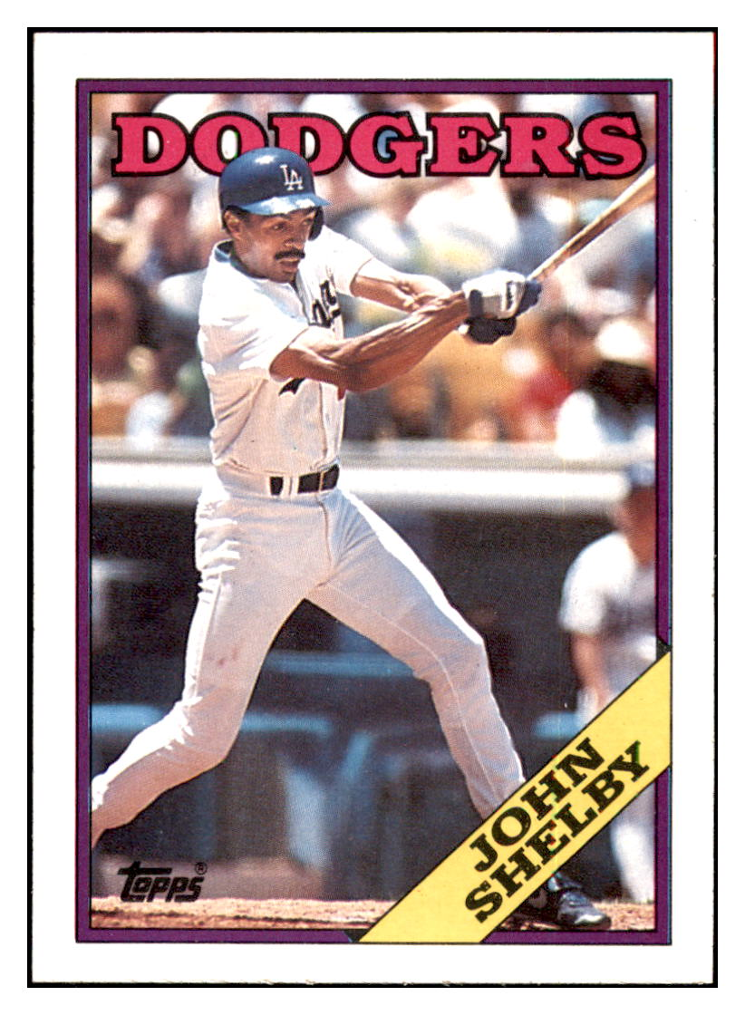 1988 Topps John Shelby Los Angeles Dodgers #428 Baseball
card BMB1B simple Xclusive Collectibles