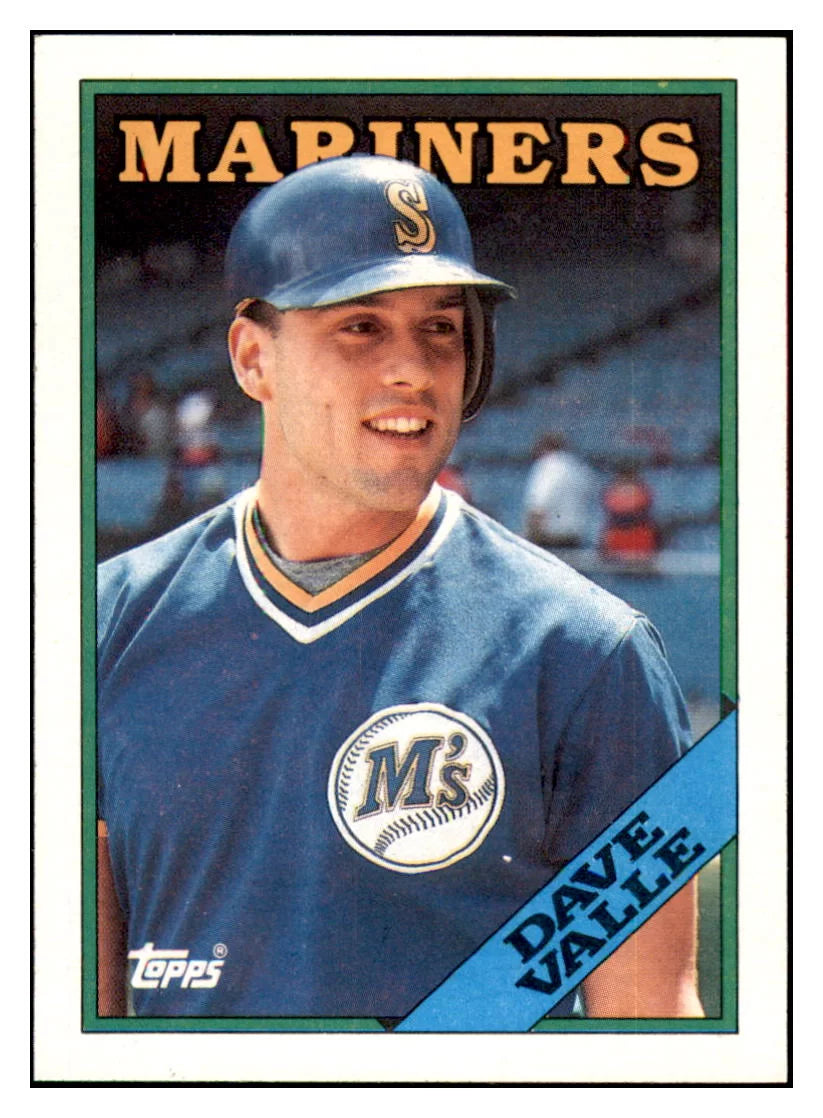 1988 Topps Dave Valle Seattle Mariners #583 Baseball card BMB1B simple Xclusive Collectibles