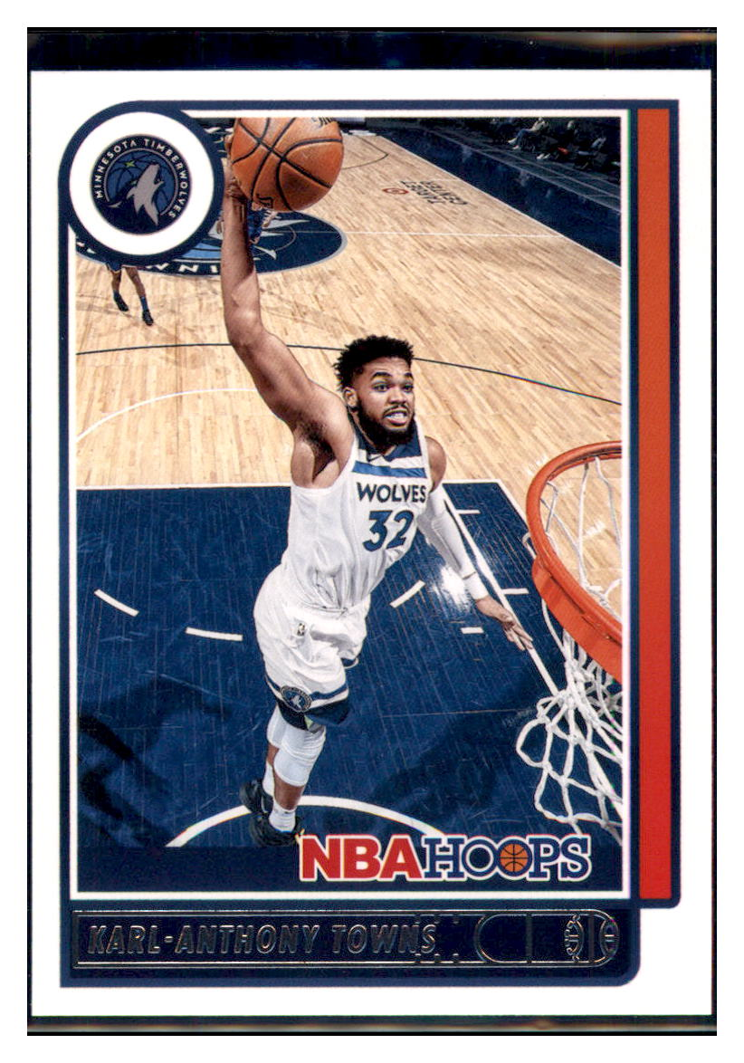 2021 Hoops Karl-Anthony Towns Minnesota Timberwolves #141 Basketball
  card   BMB1B simple Xclusive Collectibles