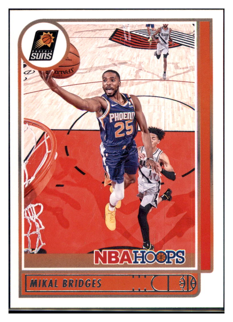 2021 Hoops Mikal Bridges Phoenix Suns #16 Basketball card BMB1B simple Xclusive Collectibles