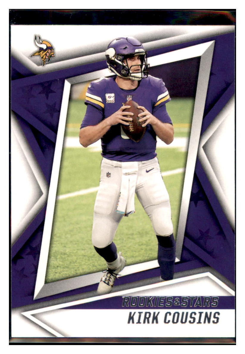 2021 Panini Rookies & Stars Kirk
Cousins Minnesota Vikings #62
Football card BMB1B simple Xclusive Collectibles
