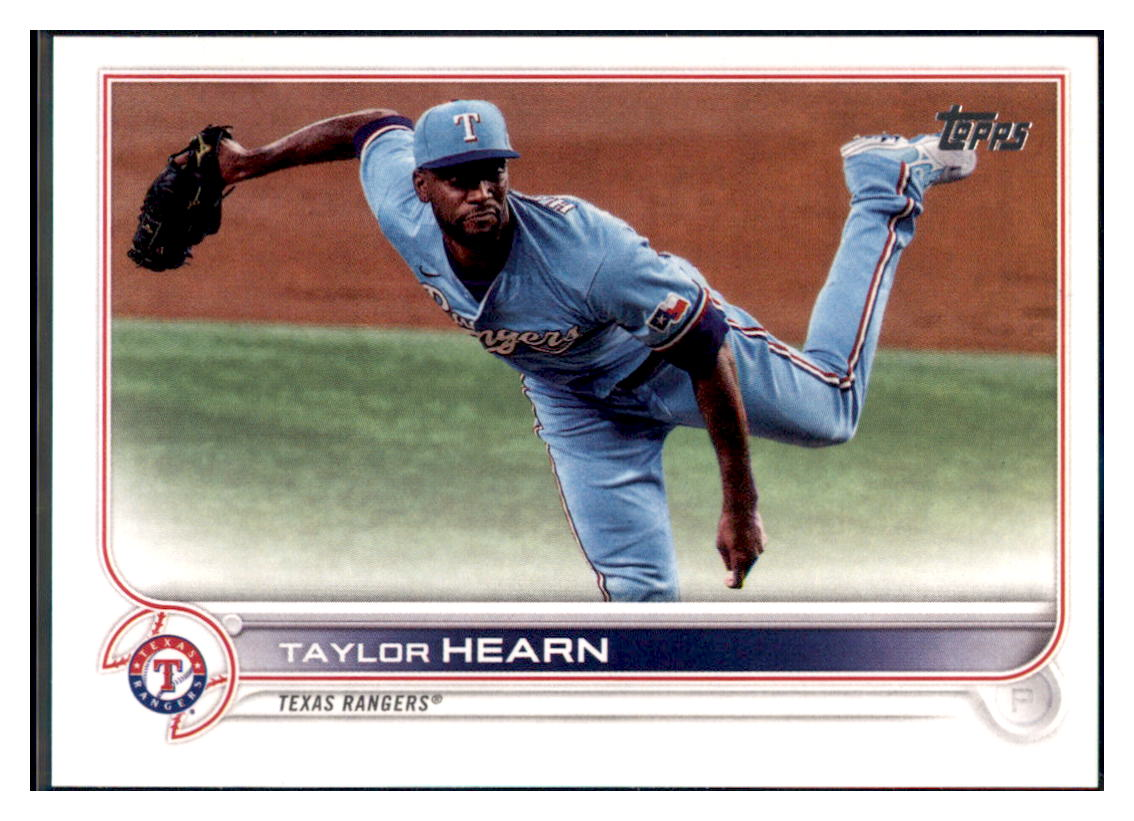 2022 Topps Taylor Hearn    Texas Rangers #634 Baseball card   BMB1B simple Xclusive Collectibles   