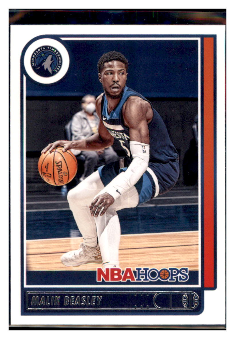 2021 Hoops Malik Beasley    Minnesota Timberwolves #181 Basketball
  card   BMB1B simple Xclusive Collectibles