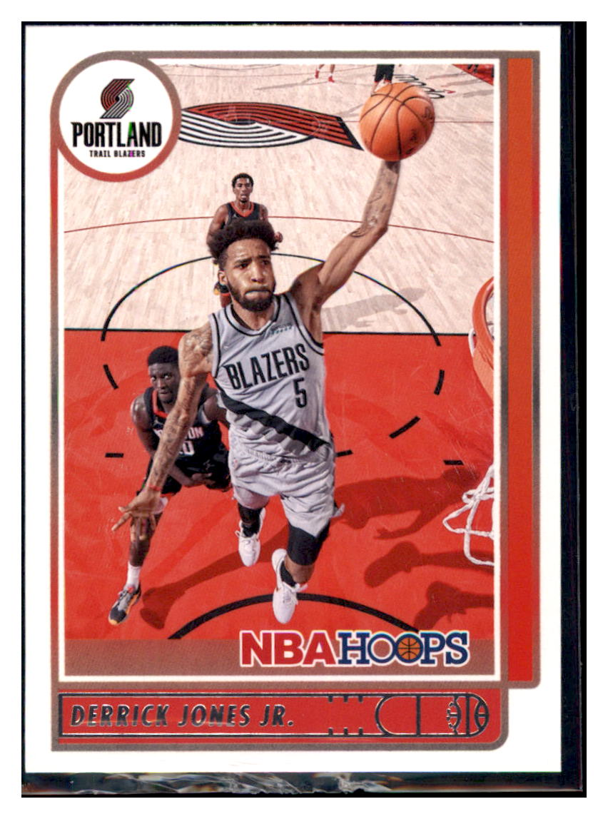 2021 Hoops Derrick Jones Jr. Portland Trail Blazers #131 Basketball
card BMB1B simple Xclusive Collectibles