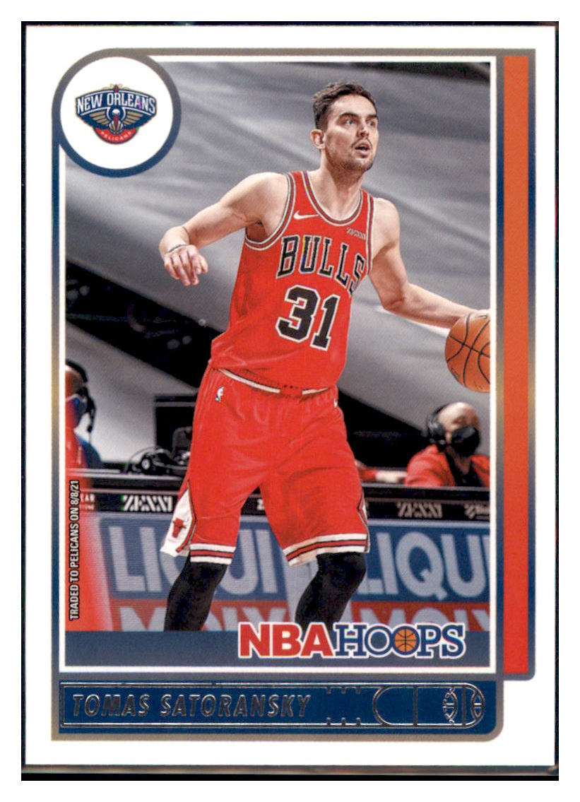 2021 Hoops Tomas Satoransky    New Orleans Pelicans #75 Basketball
  card   BMB1B simple Xclusive Collectibles   