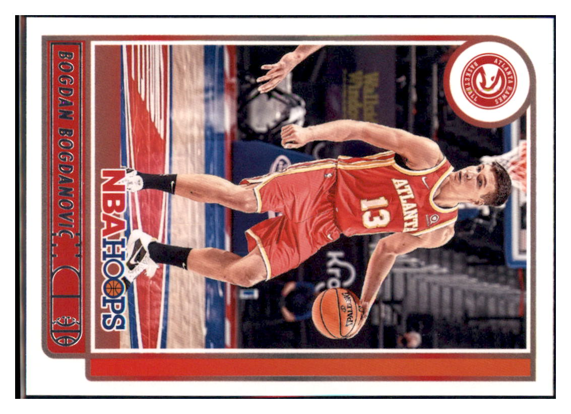 2021 Hoops Bogdan Bogdanovic    Atlanta Hawks #168 Basketball card   BMB1B simple Xclusive Collectibles   
