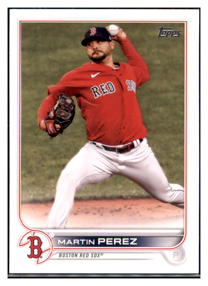 2022 Topps Martin Perez    Boston Red Sox #212 Baseball card   BMB1C simple Xclusive Collectibles