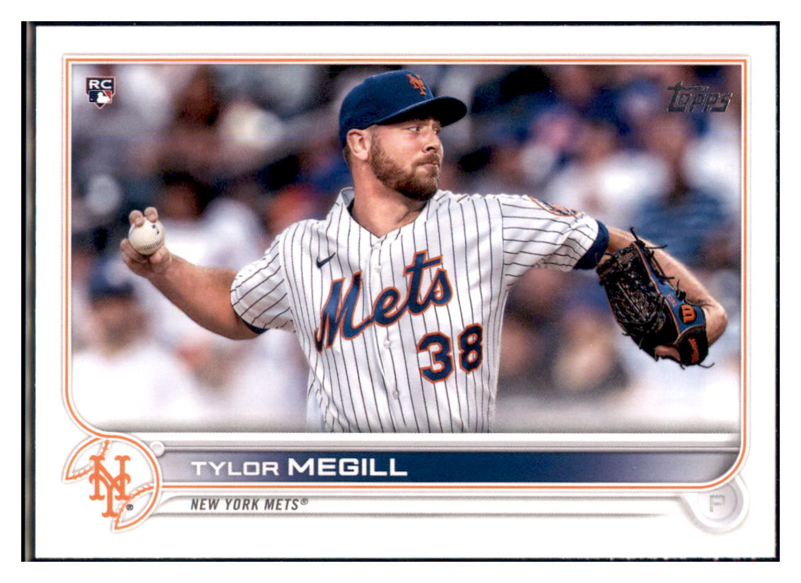 2022 Topps Tylor Megill New York Mets #134 Baseball card BMB1C simple Xclusive Collectibles
