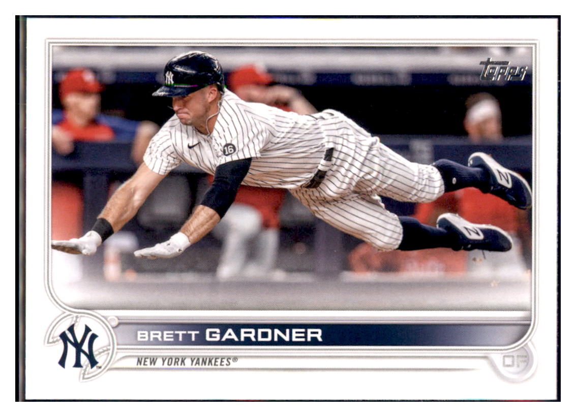 2022 Topps Brett Gardner New York Yankees #49 Baseball card BMB1C simple Xclusive Collectibles