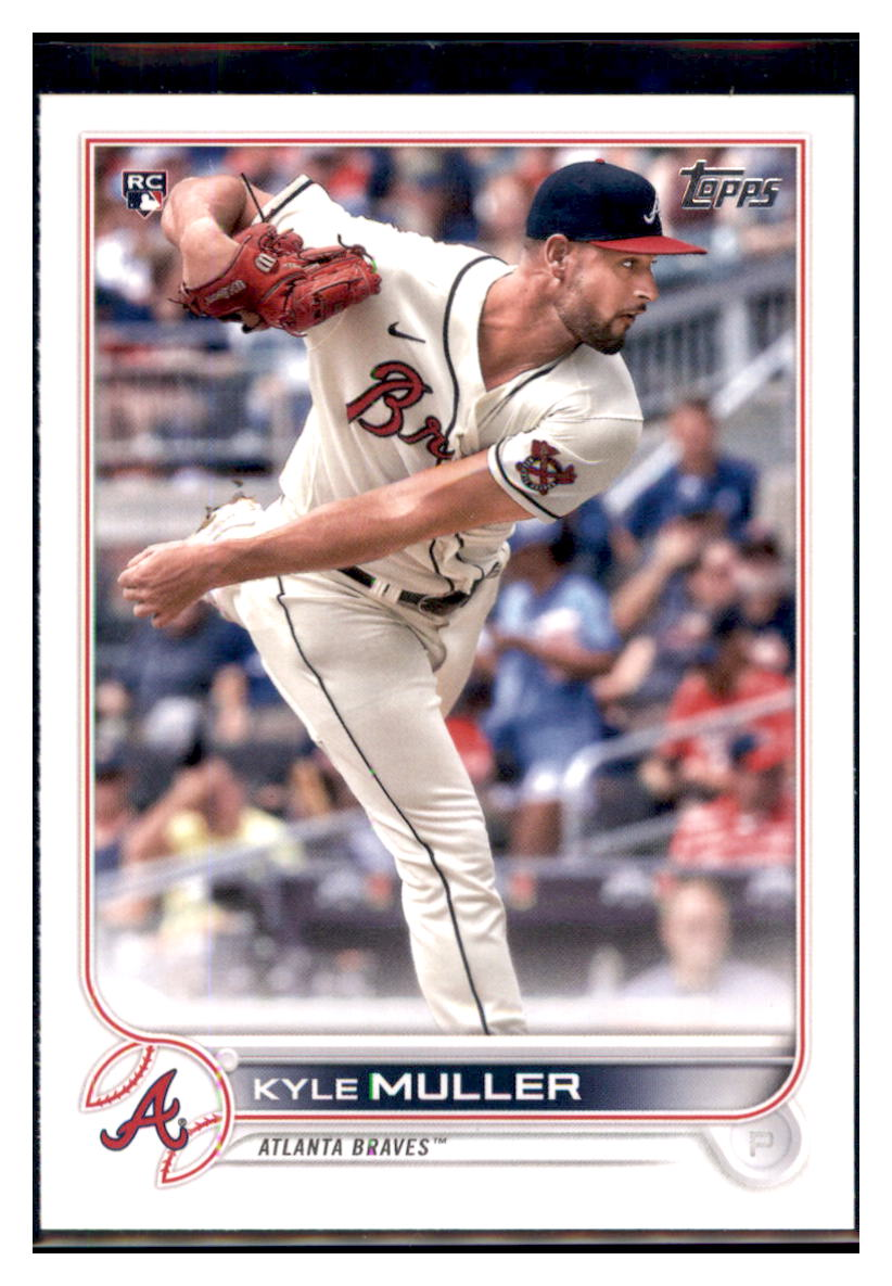 2022 Topps Kyle Muller Atlanta Braves #30 Baseball card BMB1C simple Xclusive Collectibles