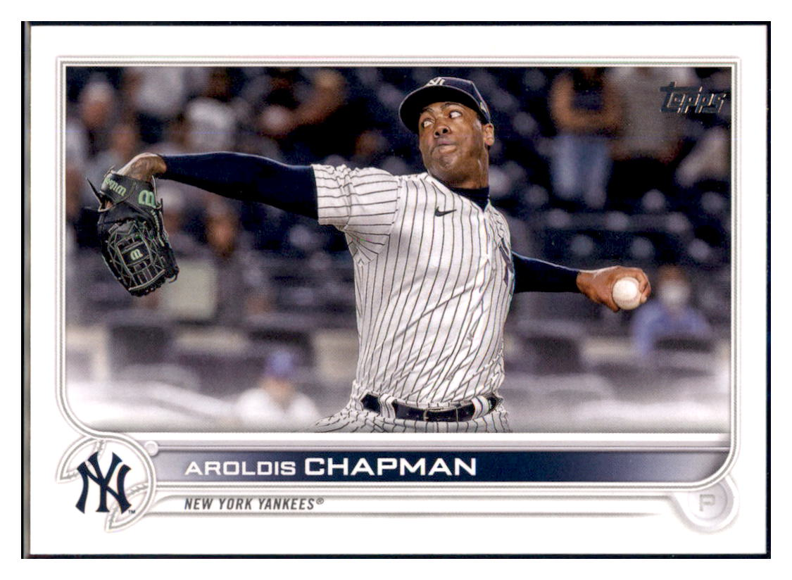 2022 Topps New York Yankees Aroldis
Chapman New York Yankees #NYY-12
Baseball card BMB1C simple Xclusive Collectibles