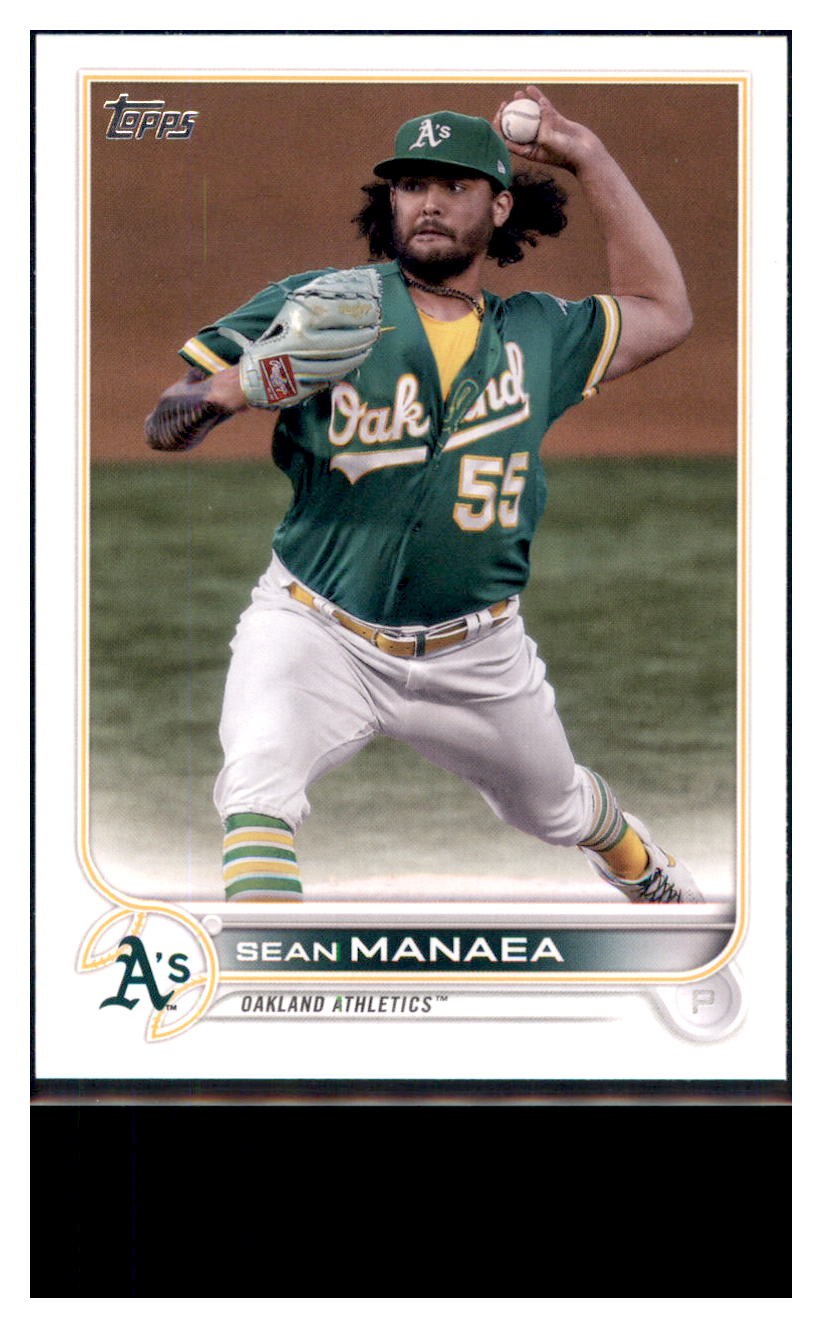 2022 Topps Sean Manaea    Oakland Athletics #281 Baseball card   BMB1C simple Xclusive Collectibles