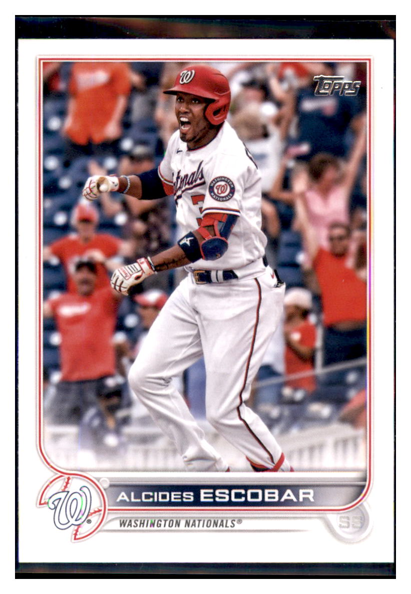 2022 Topps Alcides Escobar Washington Nationals #116 Baseball
card BMB1C simple Xclusive Collectibles