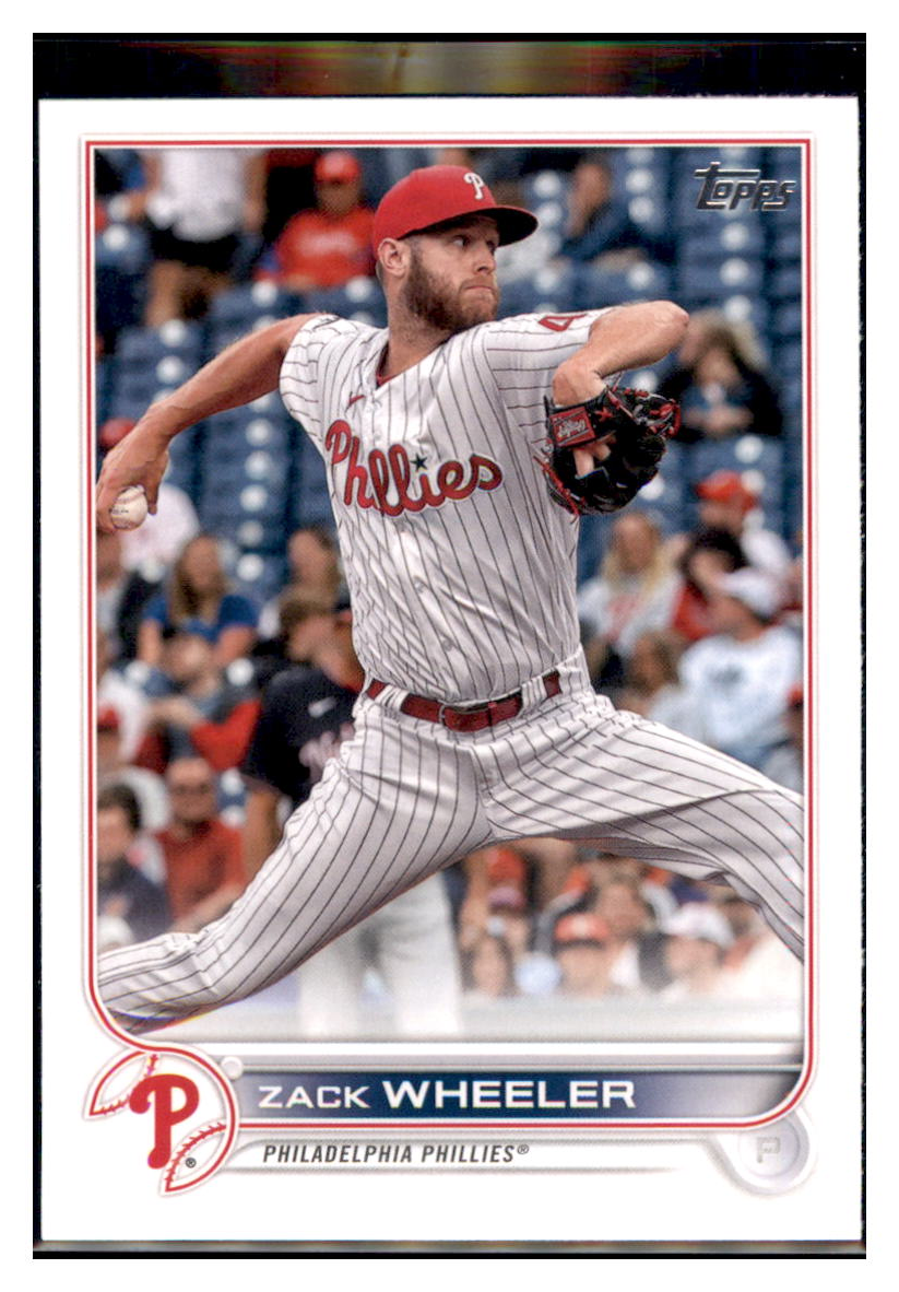 2022 Topps Zack Wheeler    Philadelphia Phillies #249 Baseball
  card   BMB1C simple Xclusive Collectibles