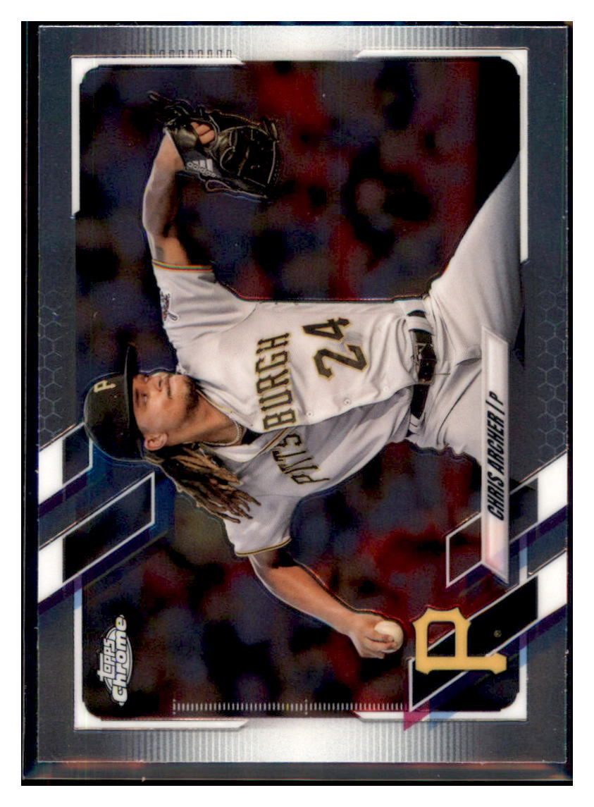 2021 Topps Chrome Chris Archer    Pittsburgh Pirates #188 Baseball
  card   BMB1C simple Xclusive Collectibles   