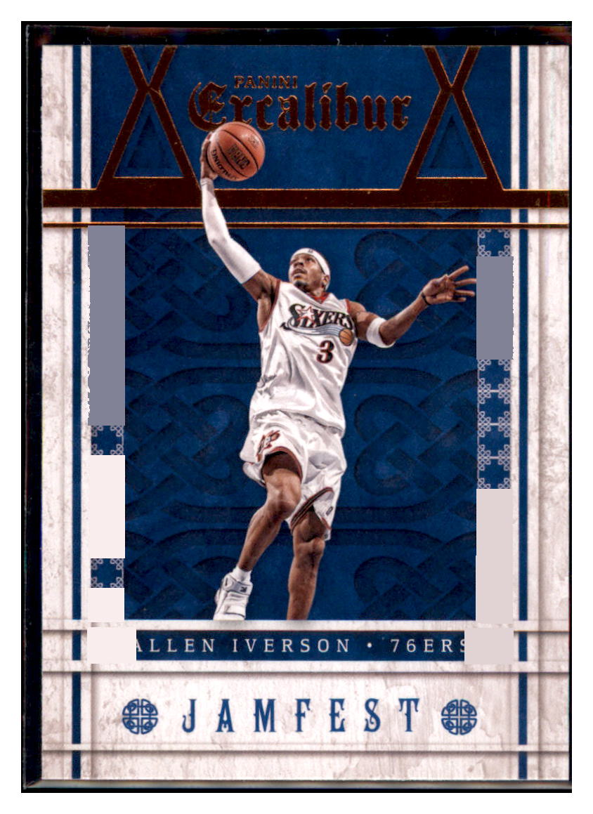 2015 Panini Excalibur Allen Iverson Jamfest Philadelphia 76ers #29 Basketball
card BMB1C simple Xclusive Collectibles