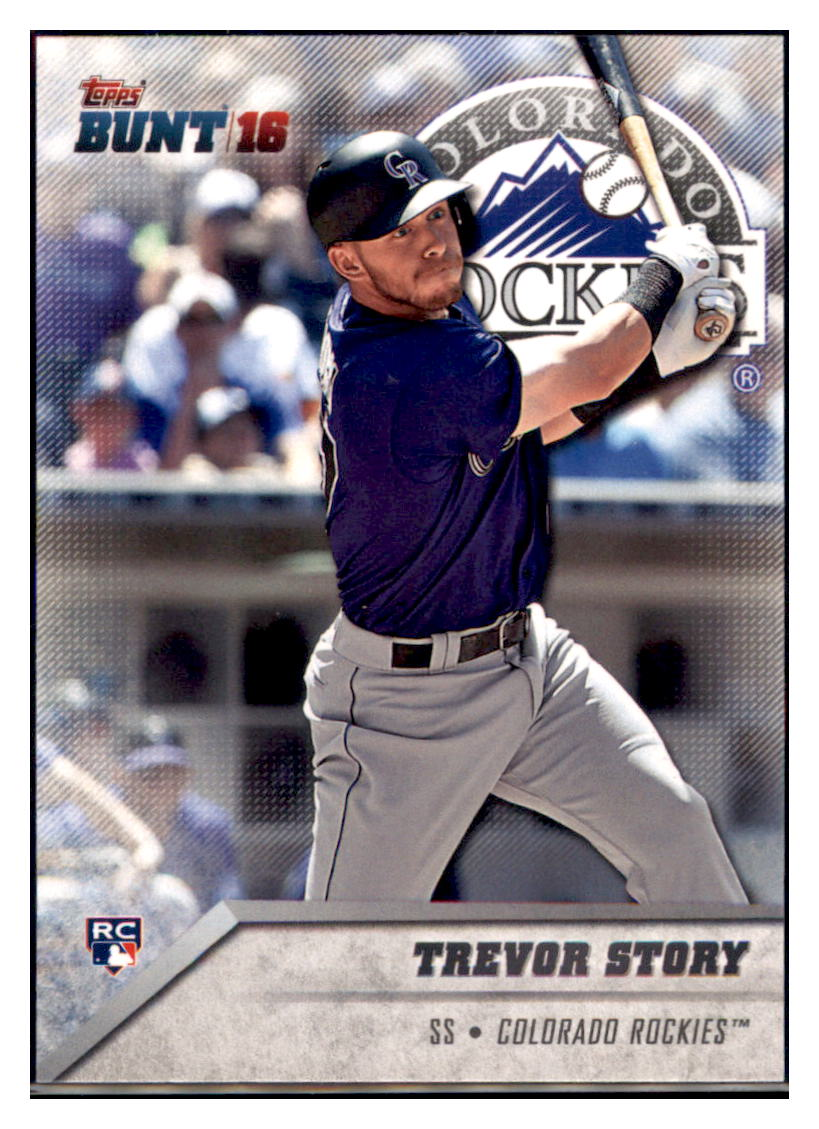 2016 Topps Bunt Trevor Story Colorado Rockies #59 Baseball card   BMB1C simple Xclusive Collectibles