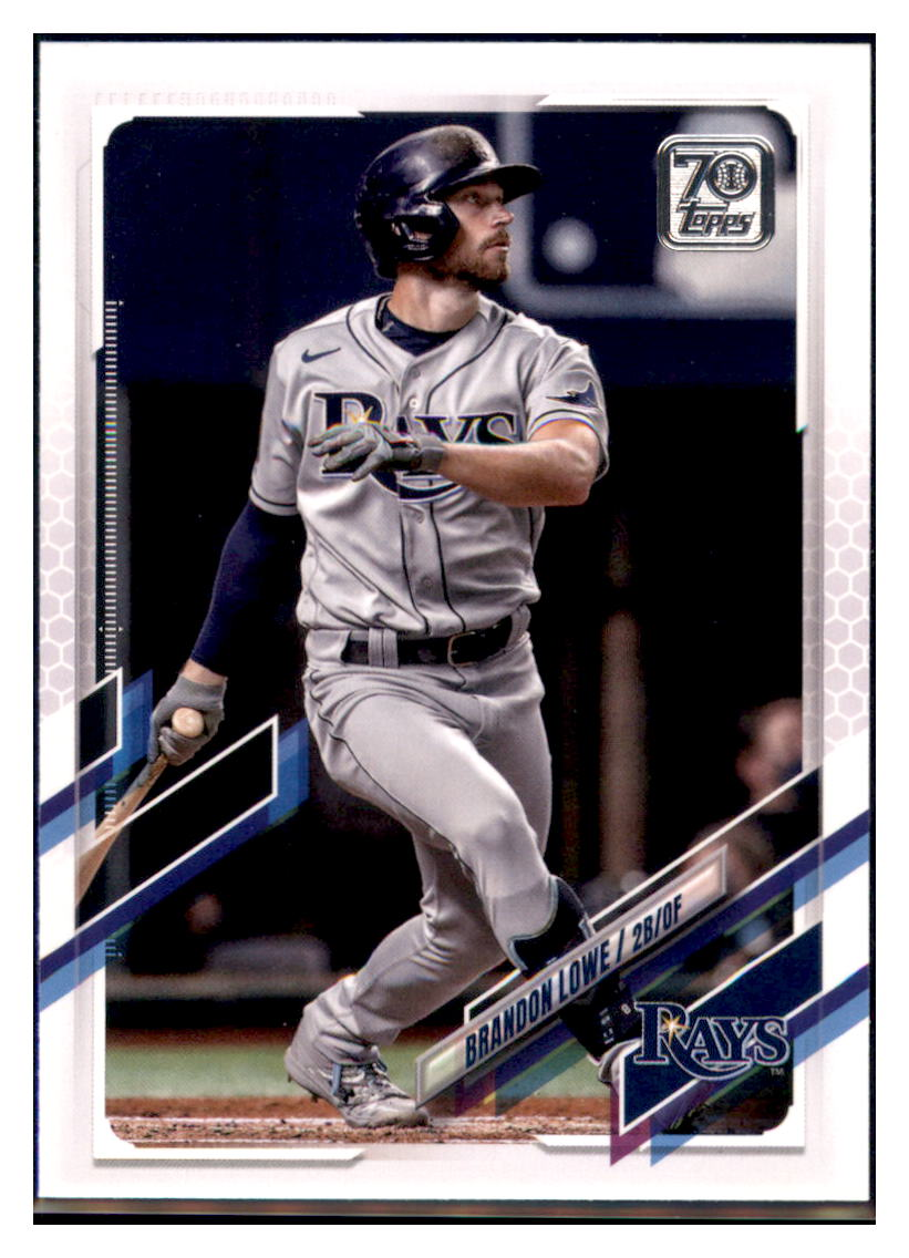 2021 Topps Brandon Lowe    Tampa Bay Rays #334 Baseball card   BMB1C simple Xclusive Collectibles