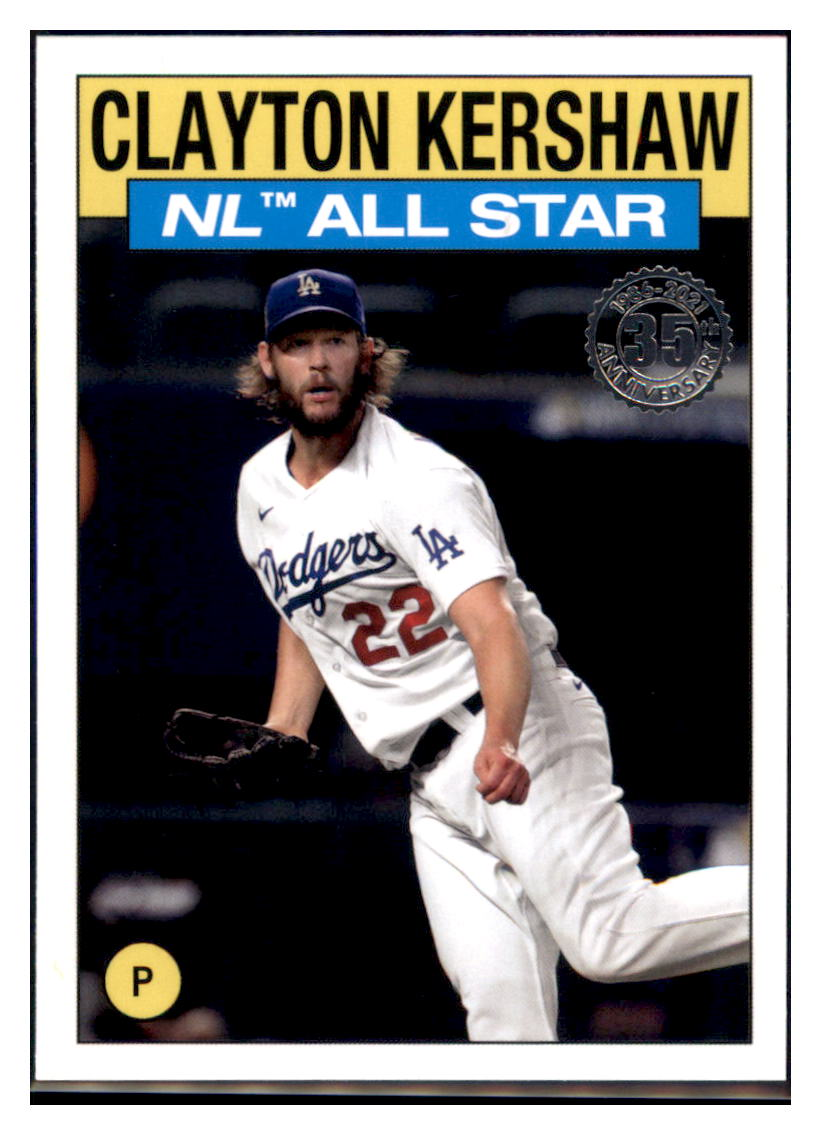2021 Topps Clayton Kershaw Los Angeles Dodgers #86AS-46 Baseball card