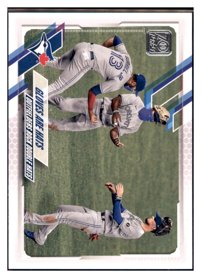 2021 Topps Gloves are Hats CL Toronto Blue Jays #539 Baseball card BMB1C simple Xclusive Collectibles
