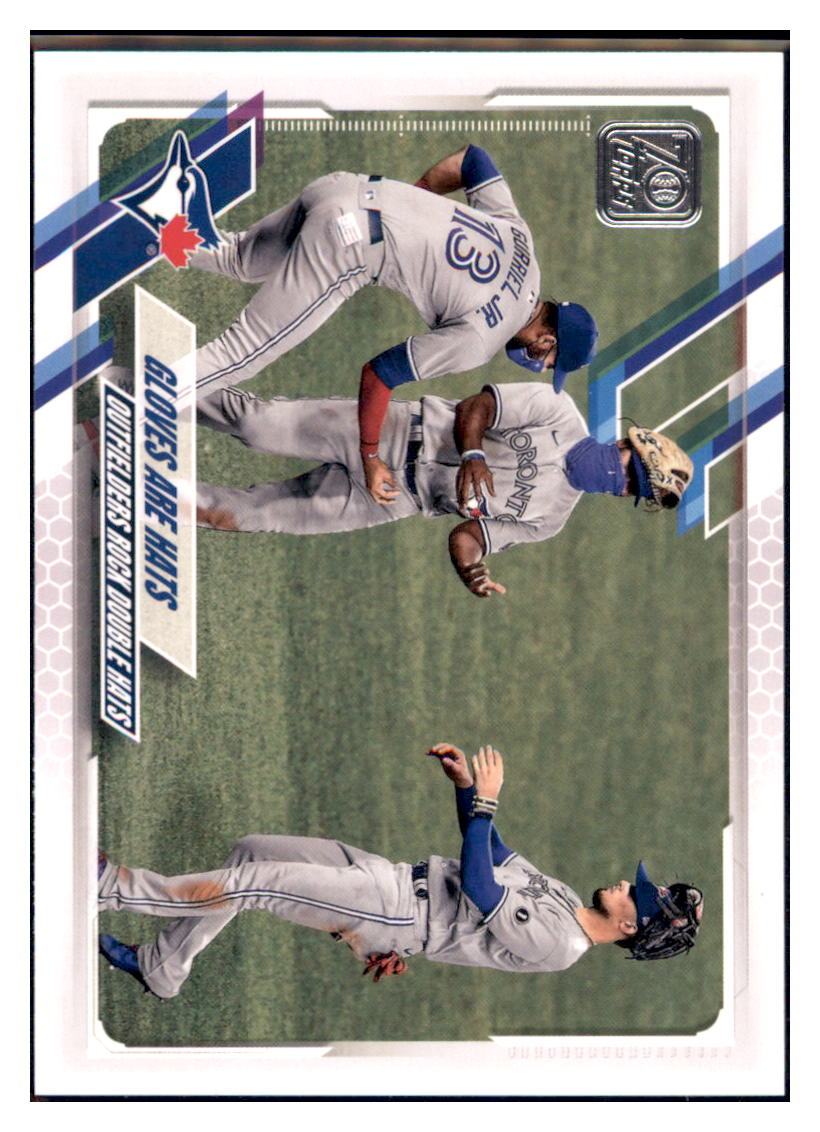 2021 Topps Gloves are Hats CL    Toronto Blue Jays #539 Baseball card   BMB1C simple Xclusive Collectibles   