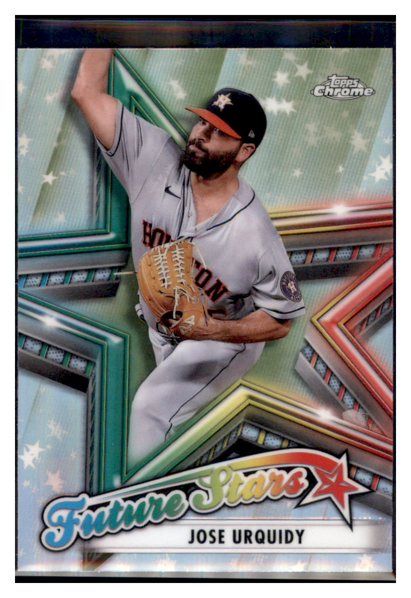 2021 Topps Chrome Jose Urquidy Future Stars Houston Astros #FS-19 Baseball card BMB1C simple Xclusive Collectibles