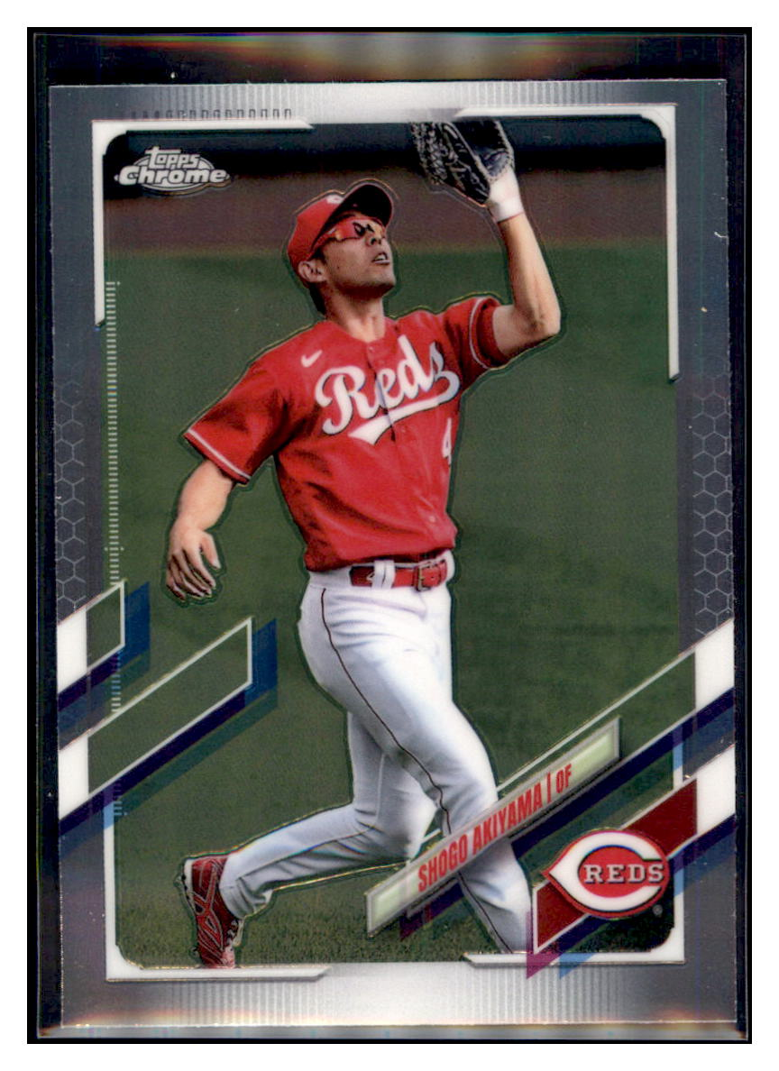 2021 Topps Chrome Shogo Akiyama    Cincinnati Reds #206 Baseball card   BMB1C simple Xclusive Collectibles   