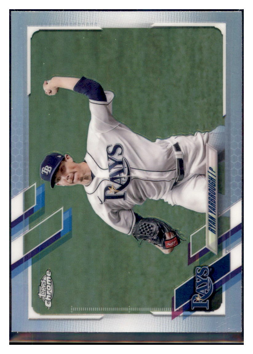 2021 Topps Chrome Ryan Yarbrough    Tampa Bay Rays #175 Baseball card   BMB1C simple Xclusive Collectibles
